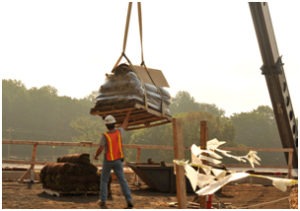 construction worker on roof