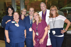 Inova Fair Oaks Hospital staff react to the Magnet designation.