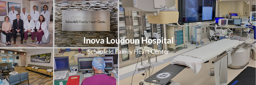 photo collage of new heart treatment rooms