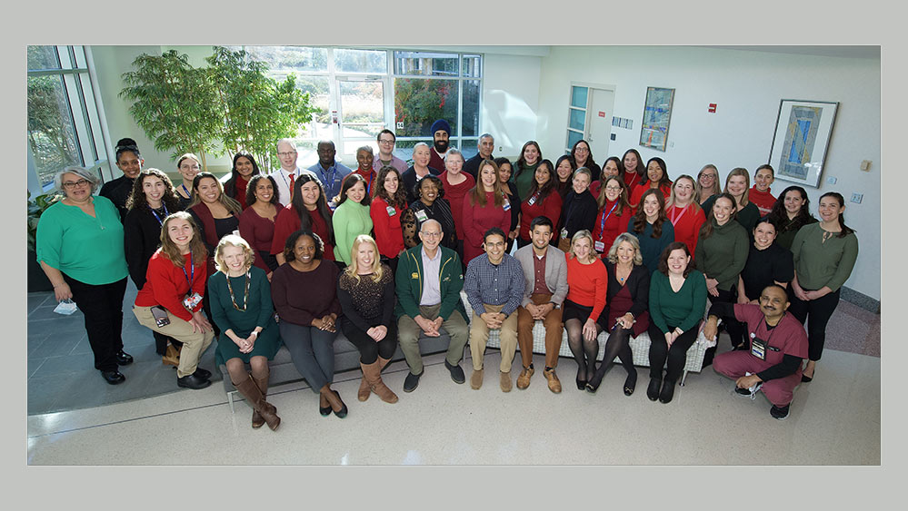 A group photo of Inova lung transplant team